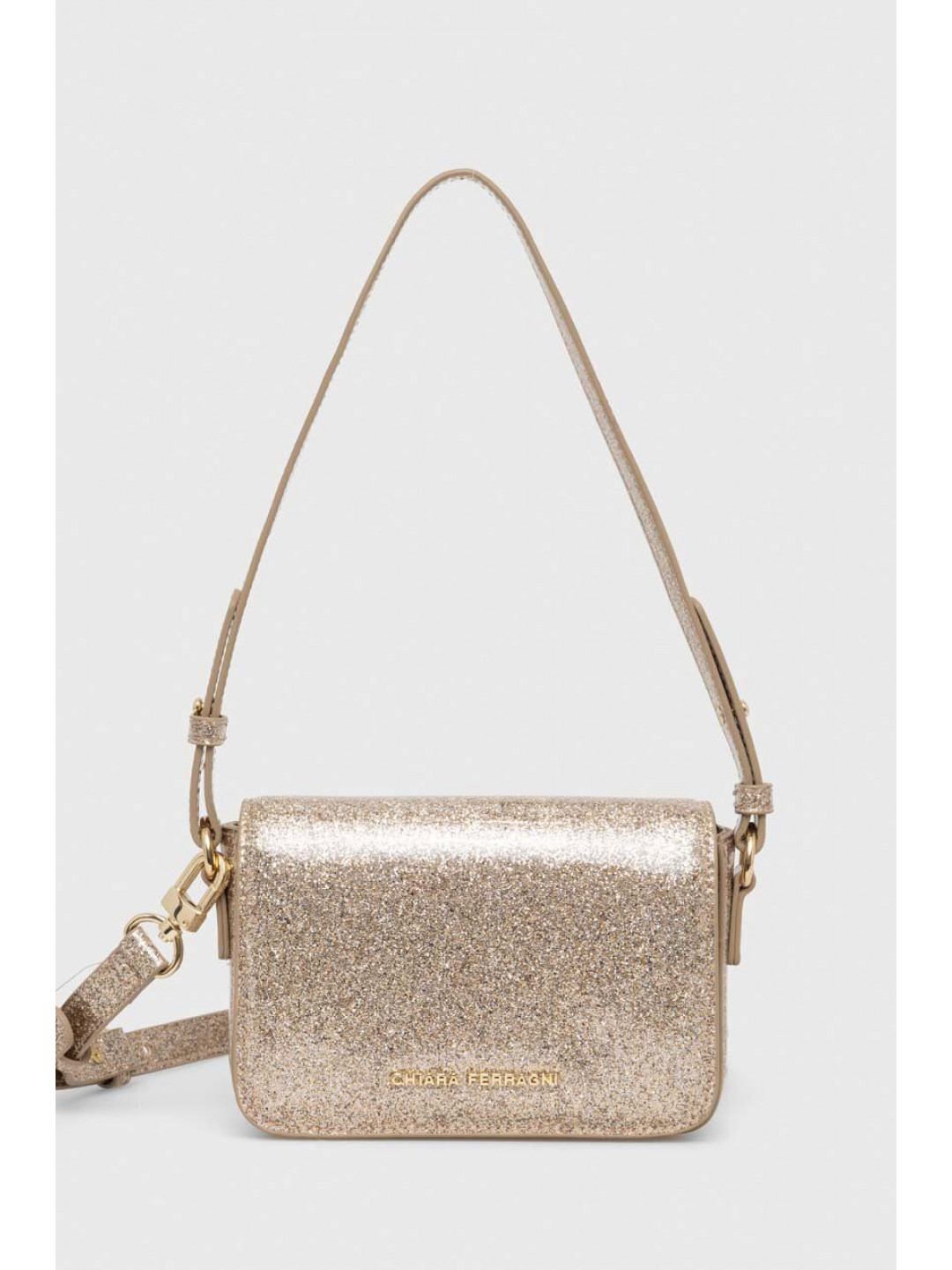 Kabelka Chiara Ferragni ENVELOPE zlatá barva 76SB4BK2